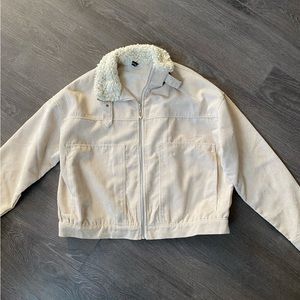 Women’s Shein Cordaroy Cream Jacket